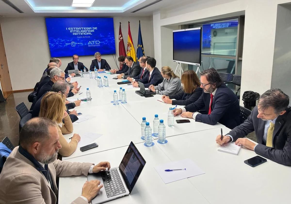 COGITTRM/ACARMITT PARTICIPA EN LA REUNIÓN SOBRE LA ESTRATEGIA EN INTELIGENCIA ARTIFICIAL DE LA CARM