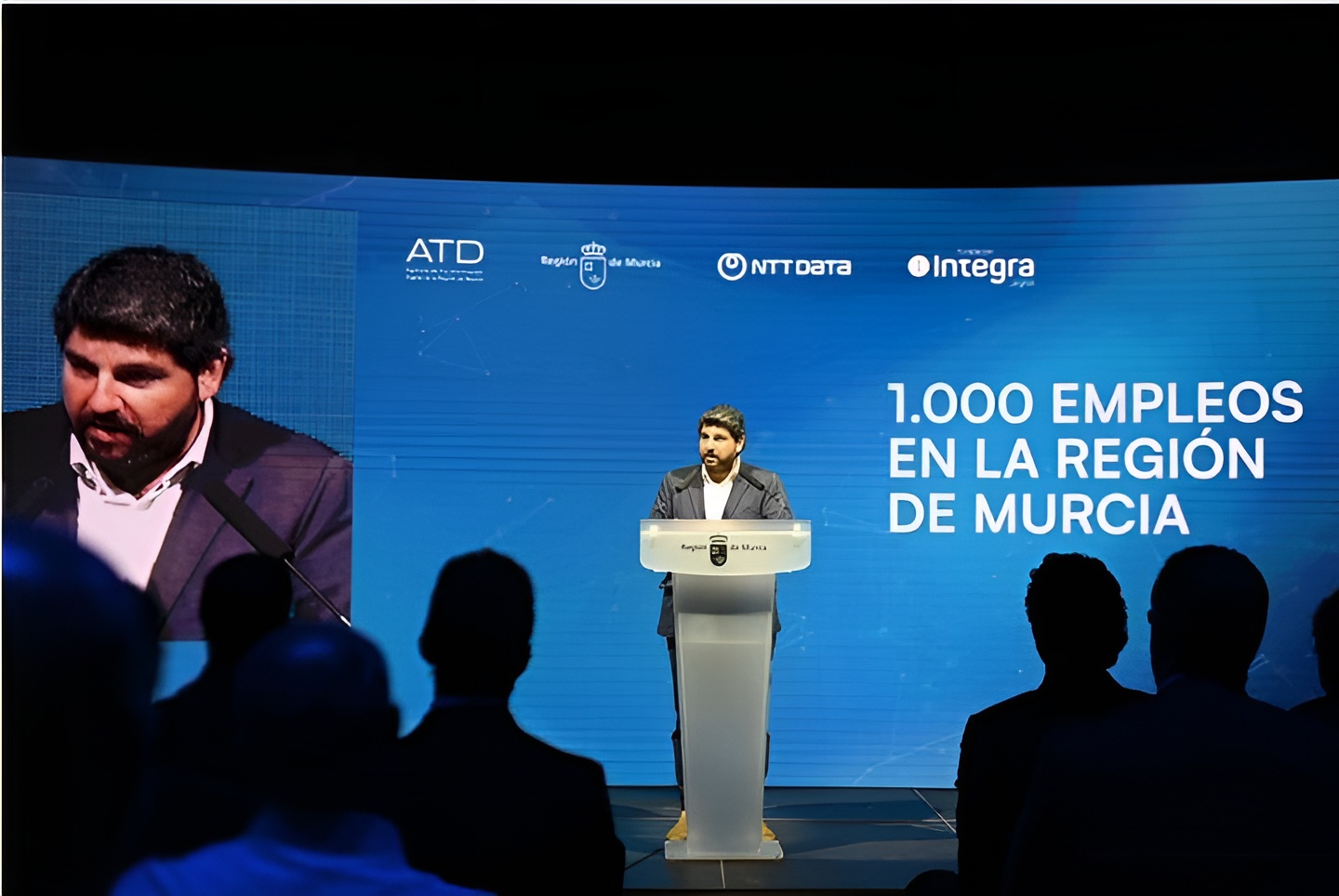 ACARMITT/COITTRM está presente en el acto organizo por NTT data principal empleador técnológico de la Región de Murcia.